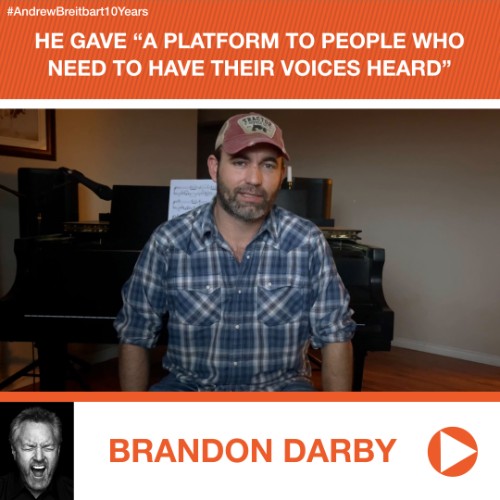 Andrew Breitbart 10 Year Tribute - Brandon Darby