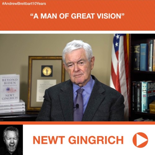 Andrew Breitbart 10 Year Tribute - Newt Gingrich